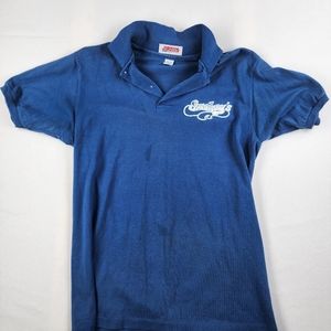 Vintage Smokey's Bar Polo Work Shirt Medium